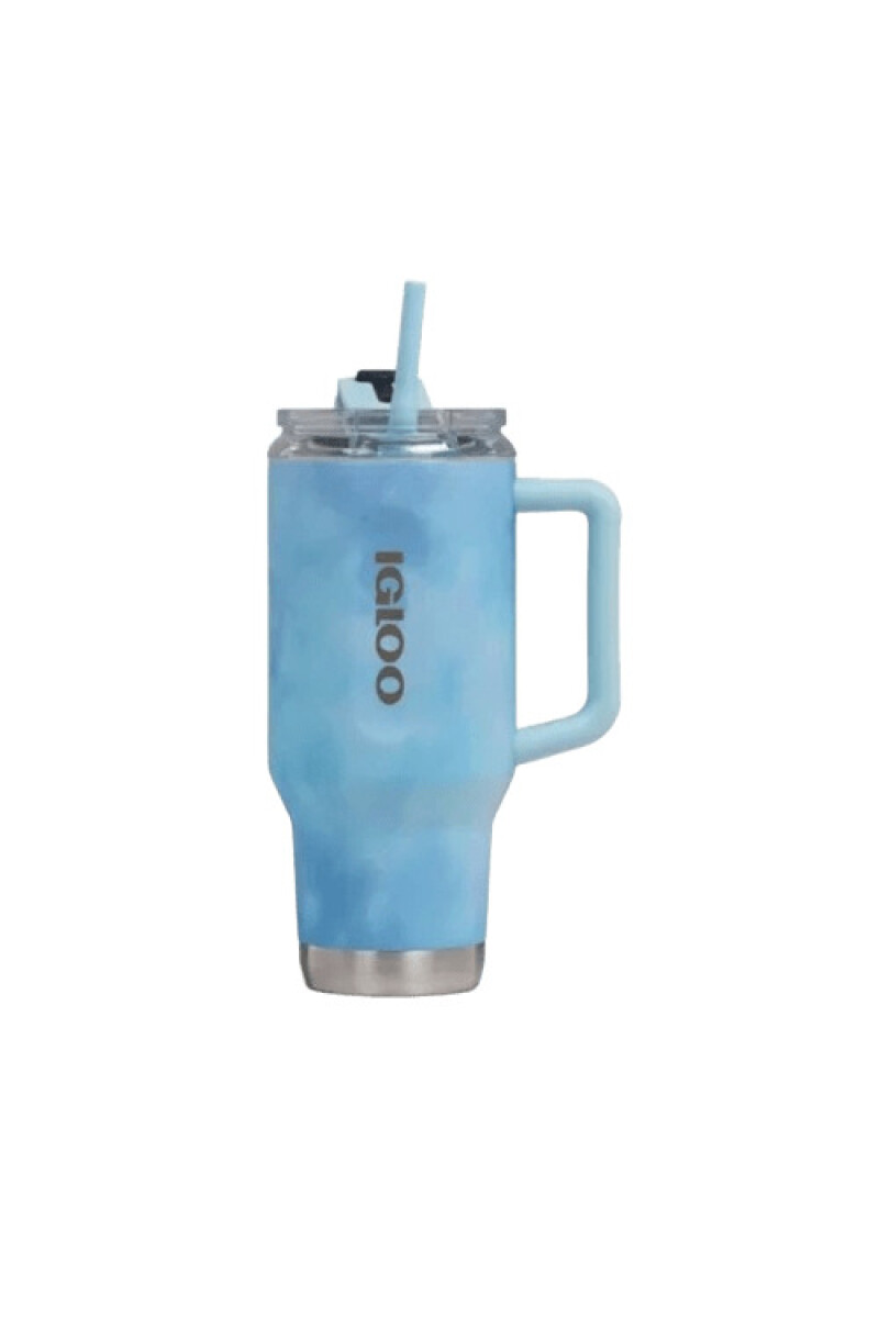 IGLOO TERMO 950ML C/PAJITA CELESTE