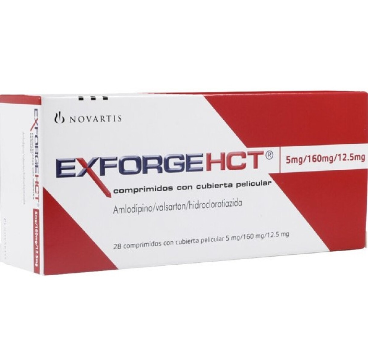 Exforge HCT 5mg/160mg/12.5mg 28 Comprimidos 