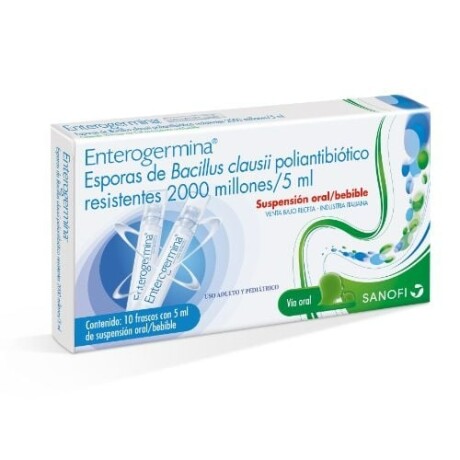 Enterogermina 5 Ml. 10 Ampollas Bebibles Enterogermina 5 Ml. 10 Ampollas Bebibles