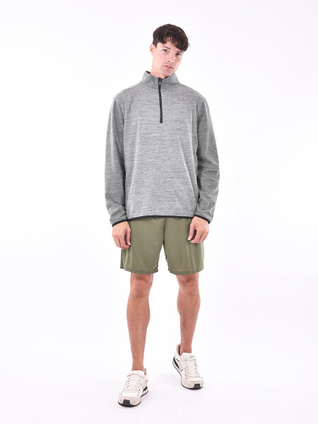 REMERA ROCHET VERDE MELANGE