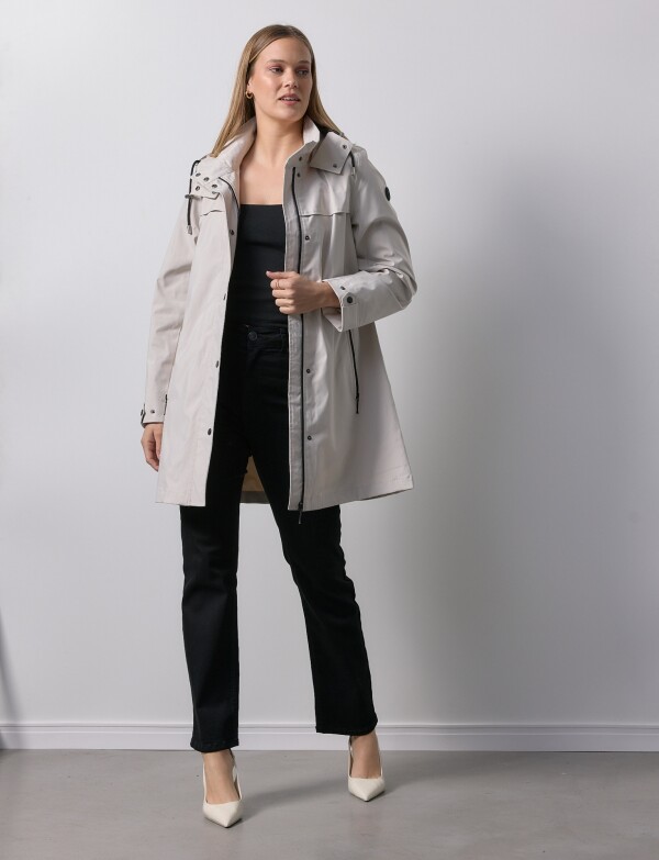 Gabardina Water Repellent BEIGE CLARO