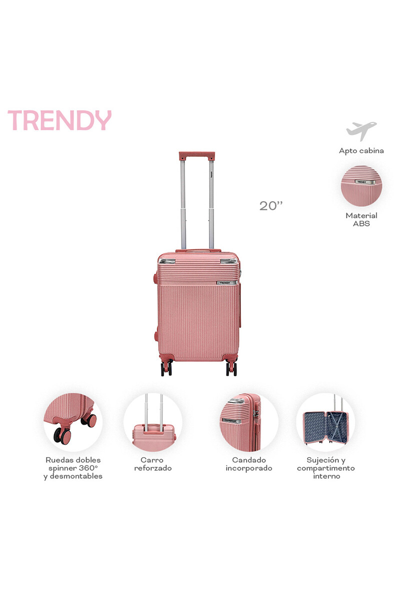 Valija Trendy carry on Rosa