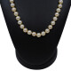 Collar de perlas de cultivo de 7 a 7,5 mm, con broche en oro 18k. Largo 44,cm Collar de perlas de cultivo de 7 a 7,5 mm, con broche en oro 18k. Largo 44,cm
