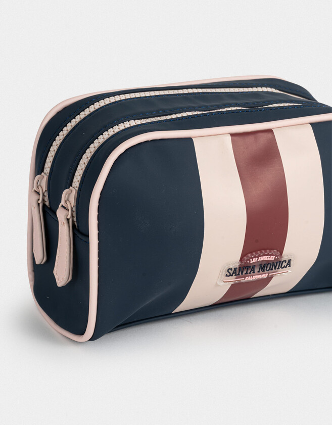 Porta Cosméticos Portacosméticos Santa Monica - Azul Marino