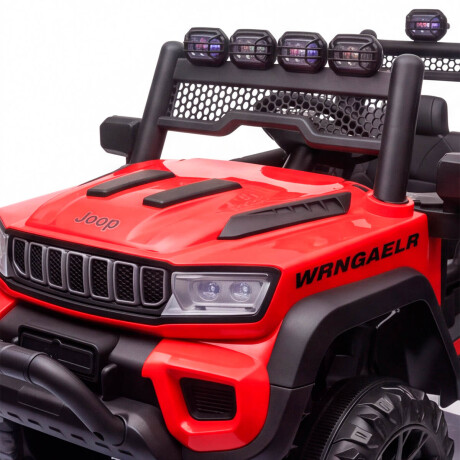 Auto Jeep Compact Batería C.remot Luz Música Español! Rojo1