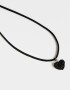 Chokers Strass Corazón Choker Con Corazón - Plateado