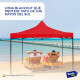 Gazebo Plegable Toldo Super Reforzado 3x3x3 Filtro Uv 15KG Rojo