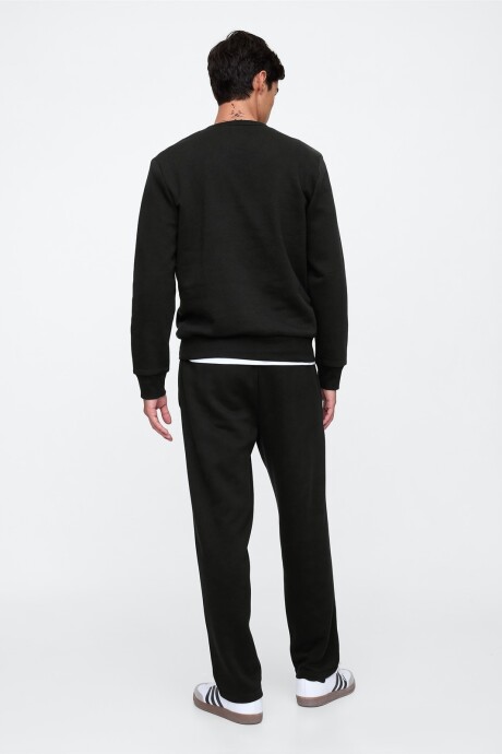 Pantalón Deportivo Recto Hombre Black 013