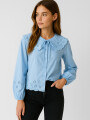 Camisa Serva Celeste