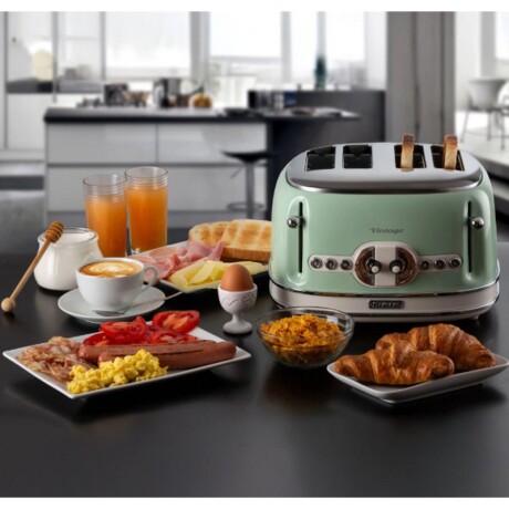 TOSTADORA ARIETE 4 PANES SLICES VERDE TOSTADORA ARIETE 4 PANES SLICES VERDE