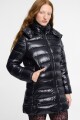 HOODED COAT MARJORIE Negro