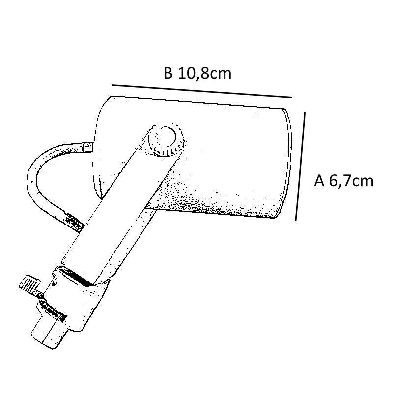 CABEZAL LED HAK BLANCO 10W 220-240V 3000K 24º  P/ RIEL ASCOTT CABEZAL LED HAK BLANCO 10W 220-240V 3000K 24º  P/ RIEL ASCOTT