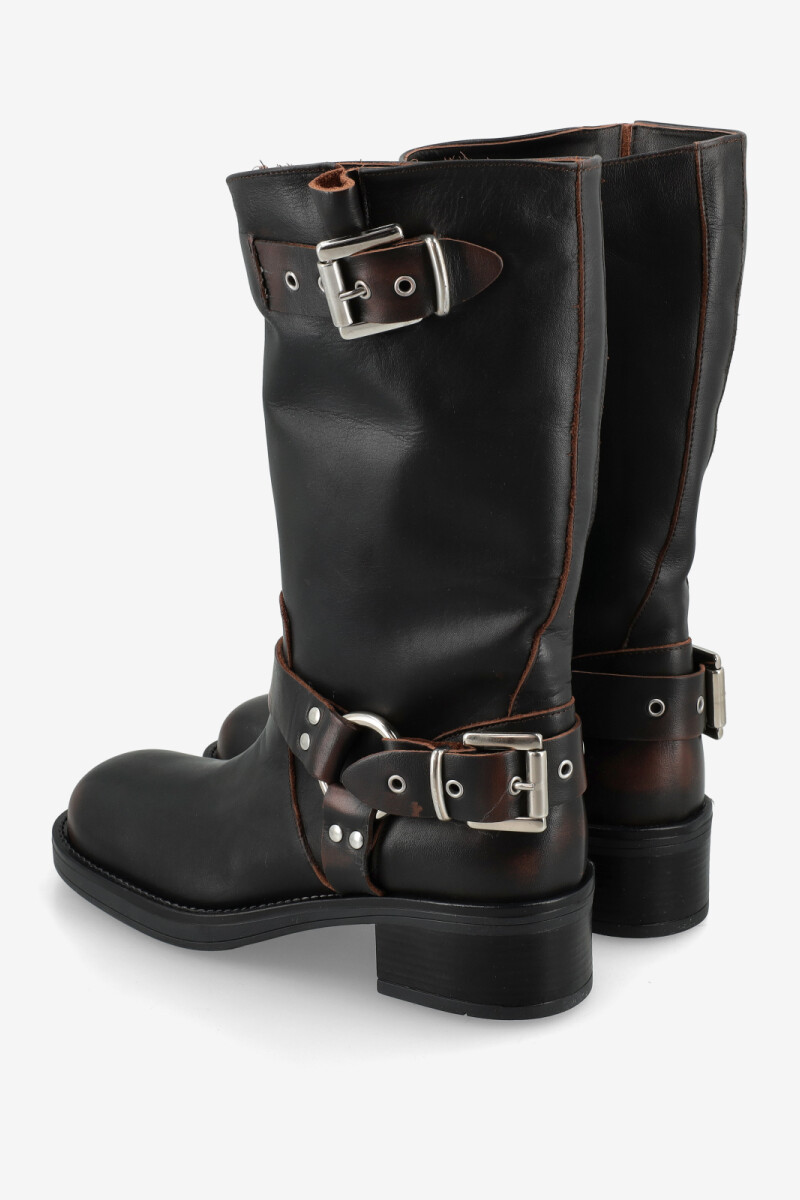 BOTA HEBILLAS Marron