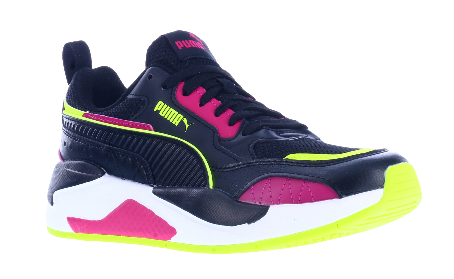 Championes de Mujer Puma X-Ray 2 Square W - Negro - Fucsia - Amarillo 