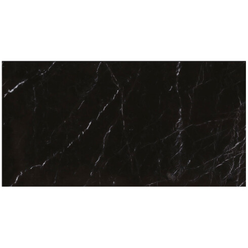Porcelanato Marmolado Satinado 162X324Cm 12Mm Piso Pared Apto Mesada GAMAS DE NEGRO