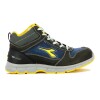 DIADORA Safety Shoes UPPER PU OUTSOLERUN MID S3S Gris Oscuro-Azul