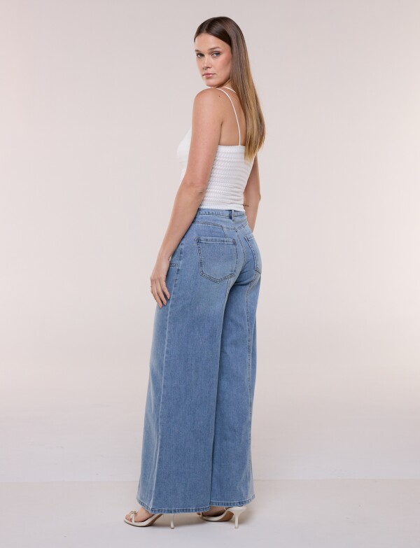 Jean Pespunte Wide Leg JEAN