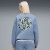Buzo PUMA ESS NATURE 2.0 Overs.Crew FL Mujer 688078 34 Celeste