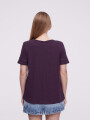 Remera Belursa Violeta Oscuro