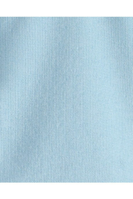 Campera de algodón, azul, con capucha Sin color