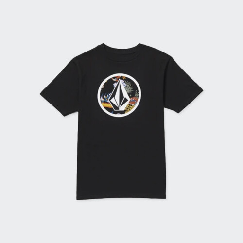 Remera Volcom Crisp Stone Negro