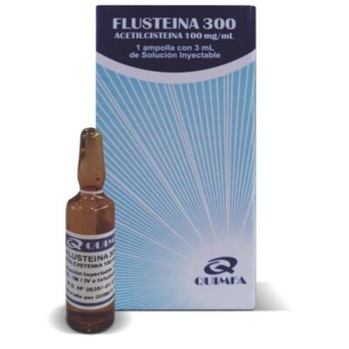 FLUSTEINA 300 MG 1 AMP. X 3 ML. 
