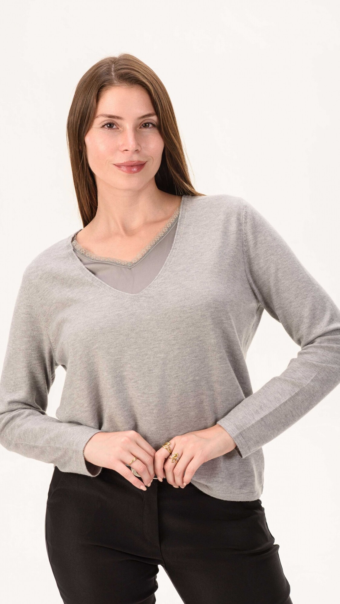 sweater licata gris