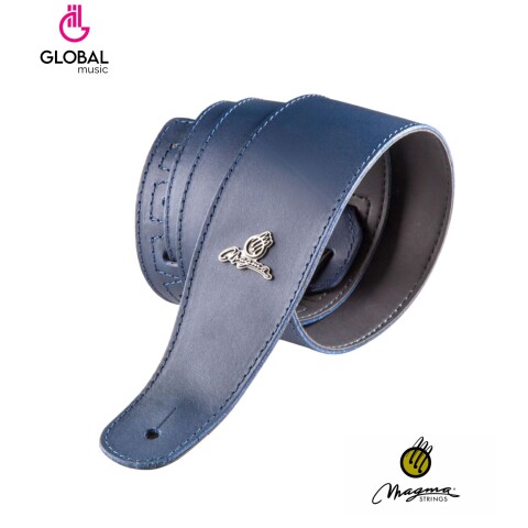 Correa Para Guitarra Magma Forrada Cuero Azul Marino 07mc03 Correa Para Guitarra Magma Forrada Cuero Azul Marino 07mc03
