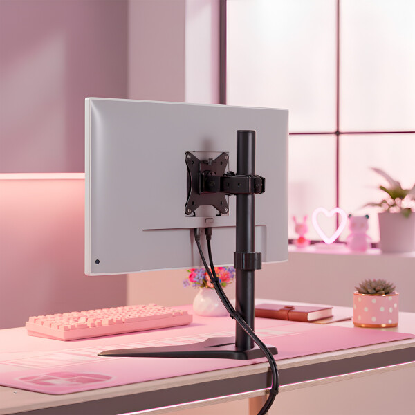 Soporte Monitor Brateck Base 17"-32" Ergonomico Ajustable Color Negro