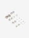 Aros Sets Metal Aros Sets Vintage - Plateado