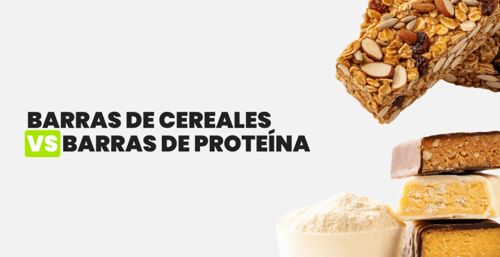 Barras de cereales vs barras de proteína
