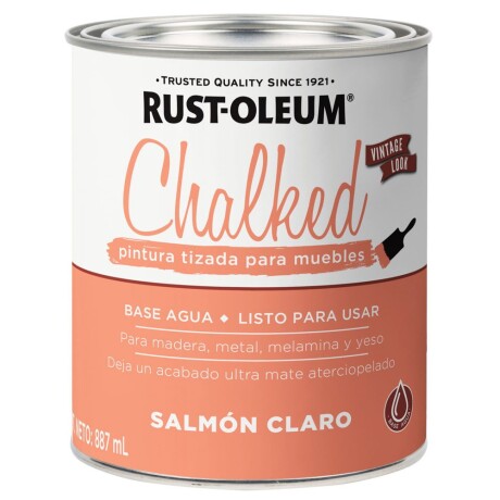 Esmalte tizado Brochable Salmon Claro Rust Oleum Esmalte tizado Brochable Salmon Claro Rust Oleum