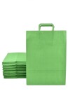 Pack x 100 - bolsa lisa 30x12x41 cm. VERDE