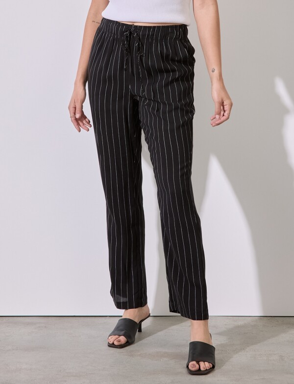 Pantalon Print NEGRO/BLANCO