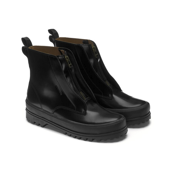 Botas Superga 3342 Alpina Zip Box Negro