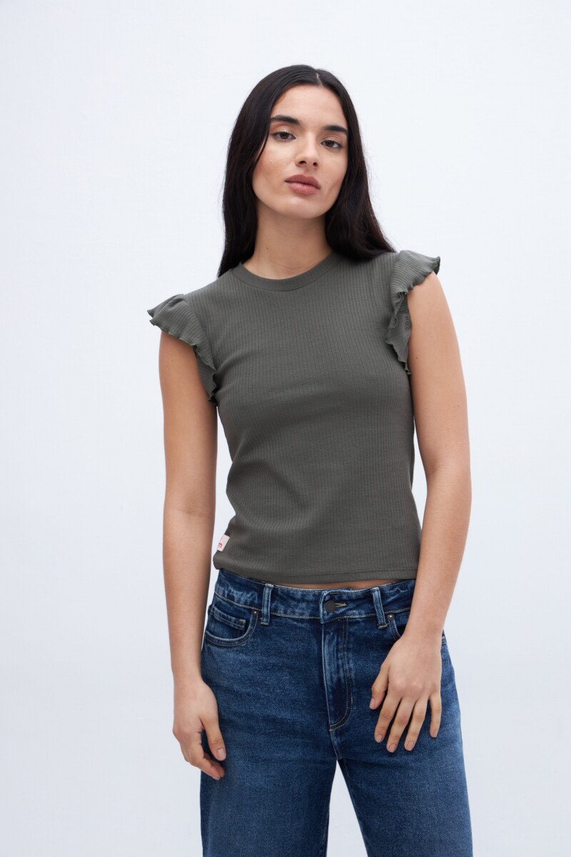 Musculosa Cora - Militar 