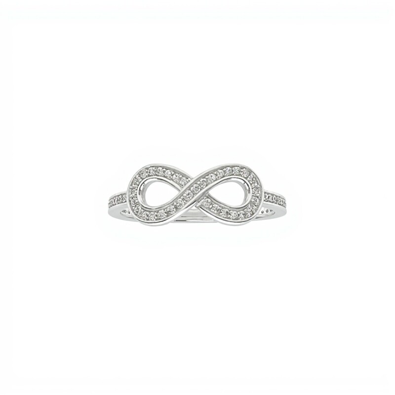 Anillo Infinito-Plata 925-Con Zirconia-AN4588 conpiedra