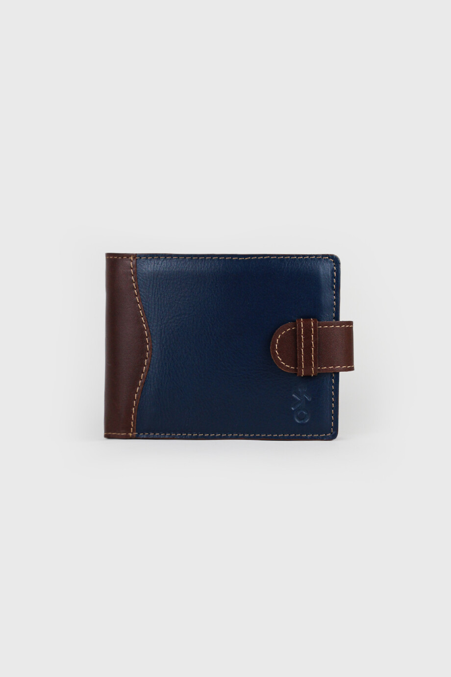 Billetera Jacinto con Pasador Azul
