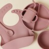 Set alimentacion silicona HUANGER rosa