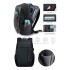 Mochila Impermeable Antirrobo Urbana USB Notebook Casual Variante Color Negro