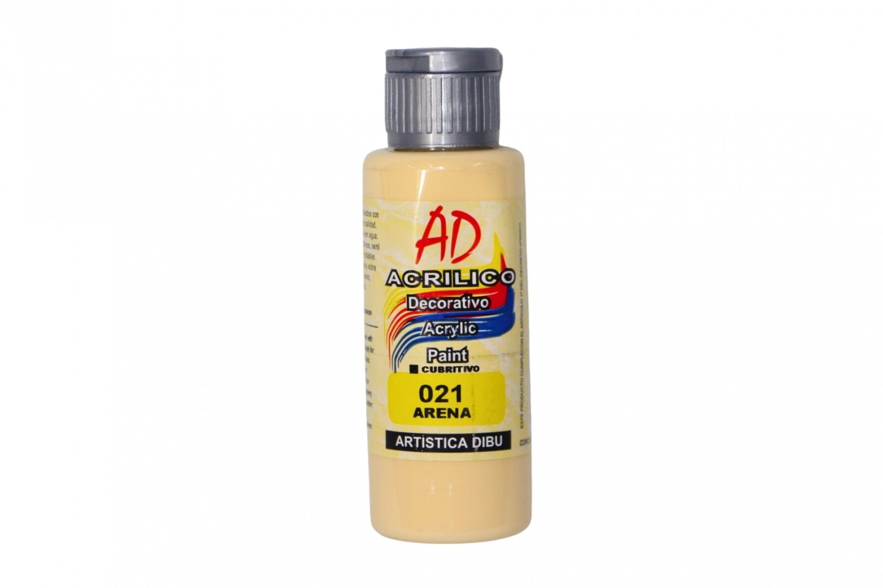 PINTURA ACRILICA ARTISTICA DIBU 60 ML. DIFERENTES COLORES - COLOR ARENA 021 