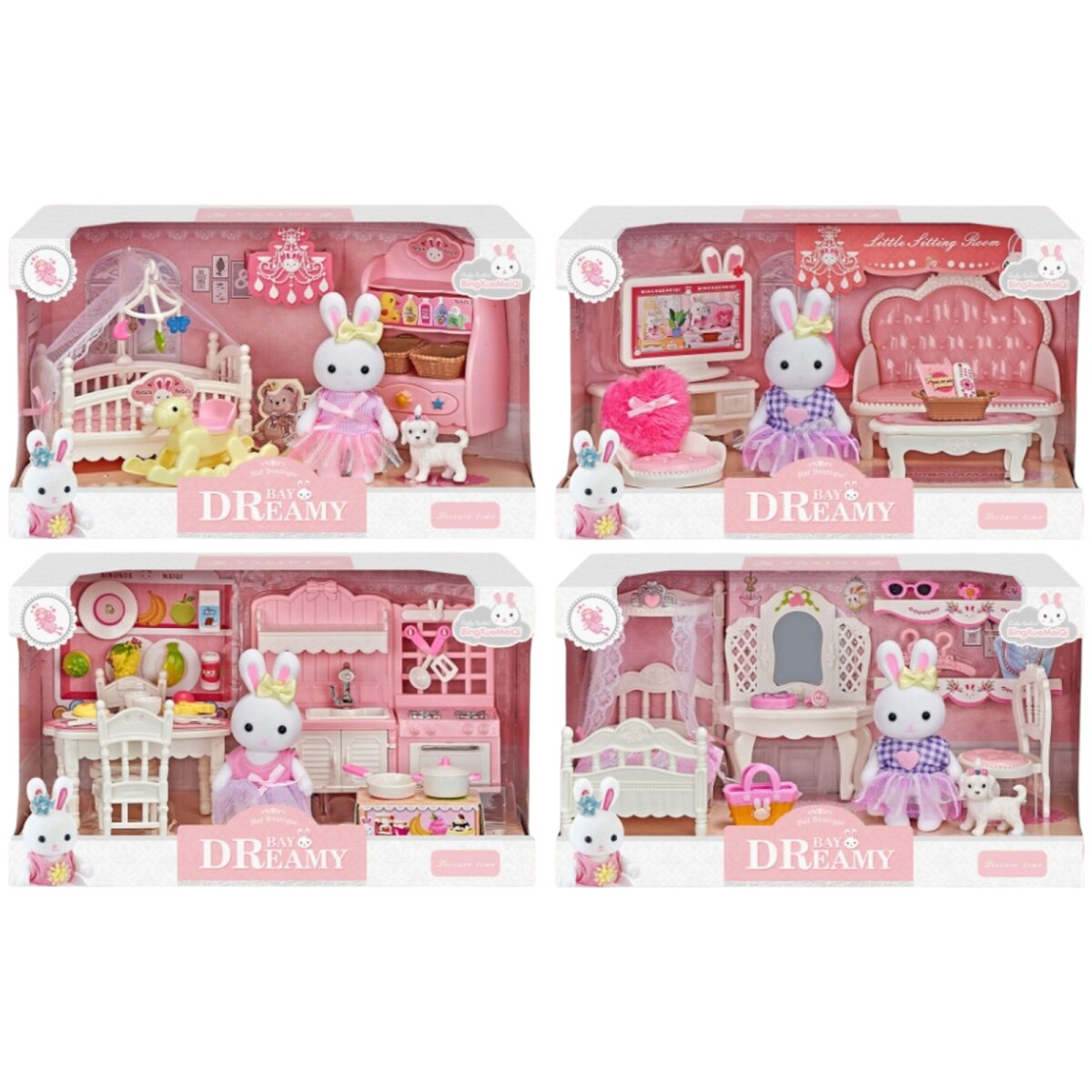 Playset Bay Dreamy Hot Boutique Conejos Varios Modelos 