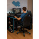 Escritorio Gamer Mesa Para Pc Estantes Calidad Azul