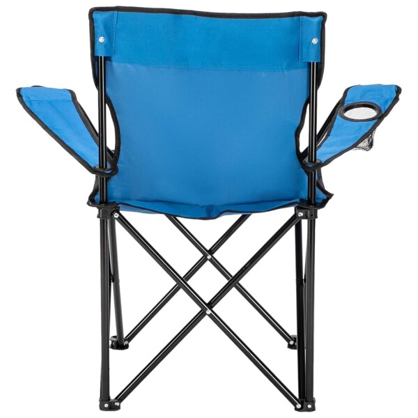 Silla Plegable De Camping Con Portavasos Exteriores Funda Variante Color Azul