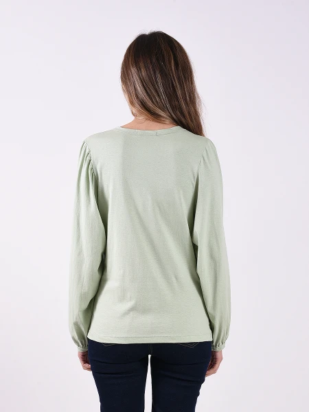 BLUSA MACA VERDE CLARO