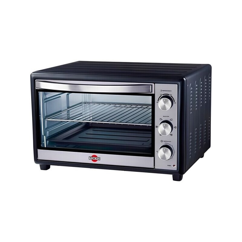 Horno eléctrico listo plus negro 56 Lts. Tokyo Horno eléctrico listo plus negro 56 Lts. Tokyo