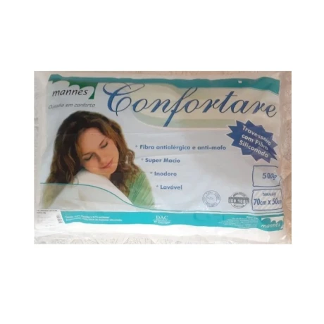 ALMOHADA MANNES CONFORTARE SILICONADA 500 GR ALMOHADA MANNES CONFORTARE SILICONADA 500 GR