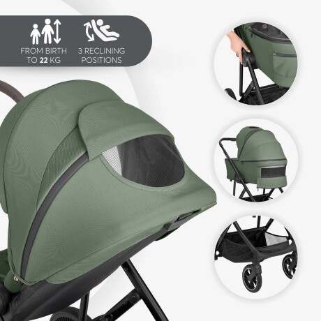 Travel system 4 en 1 CHIARA verde