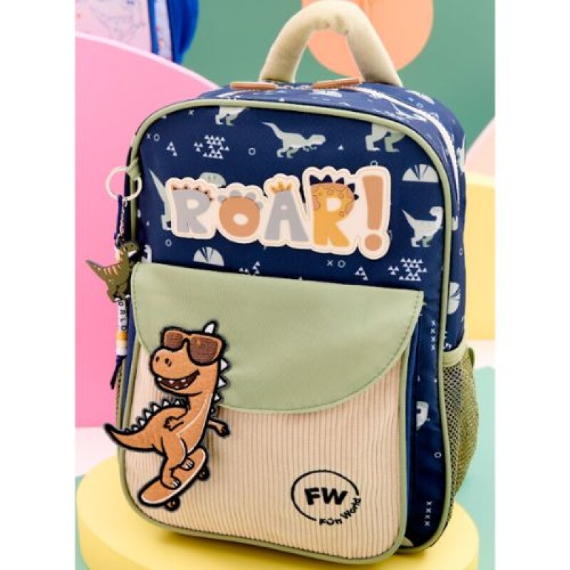 Mochila kinder ROAR- Fun world Verde