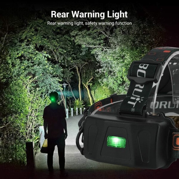 Linterna Cabeza Minero 3 Led Recargable T6 + Luz Emergencia Linterna Cabeza Minero 3 Led Recargable T6 + Luz Emergencia